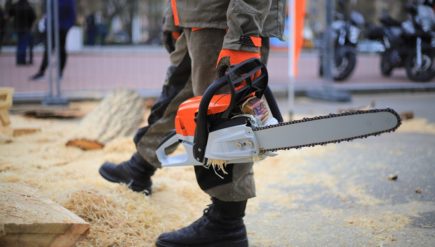 Chainsaw chaps mean a type of personal protective equipment that woodworkers wear in the logging industry. A pair of chainsaw chaps are usually designed from cut-resistant material to protect your legs from being cut