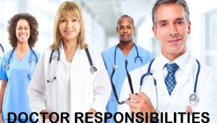 the duties and responsibilities of a doctor